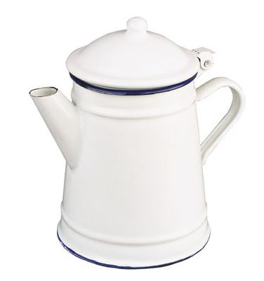 CAFETEIRA ESMALTE 1LT. BRANCA